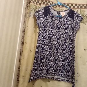 Faded Glory Blue sapphire tribal